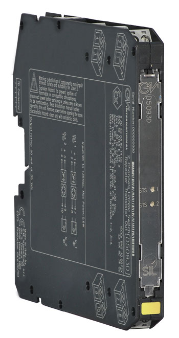آشکارساز خروجی ترانزیستوری SIL3 با ولتاژ ۲۴/۲۲۰ ولت DC/AC، مدل D5093D برند GMI