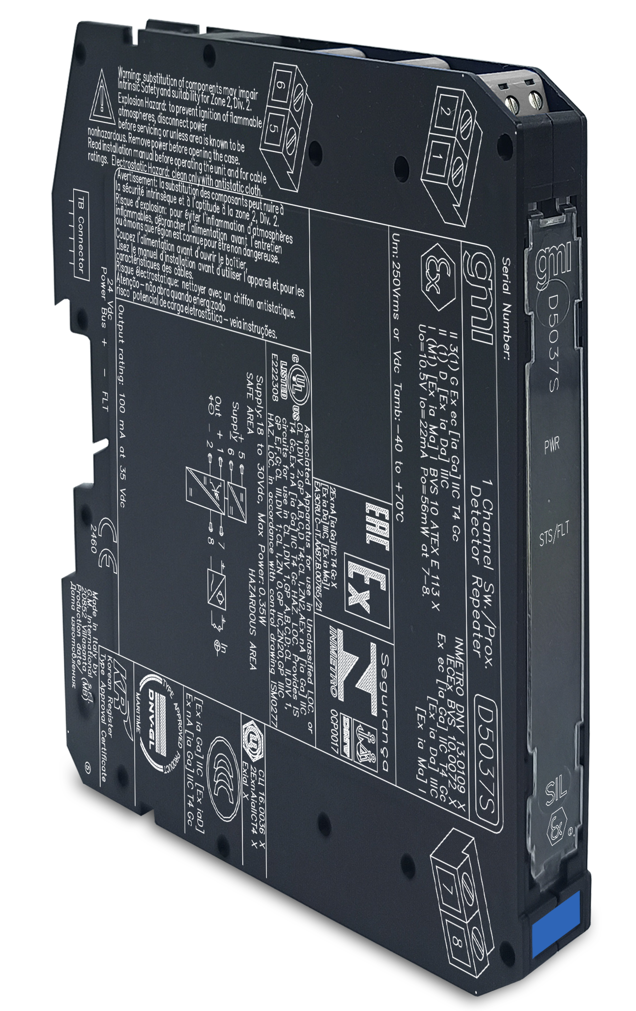 ایزولاتور بریر مدل D5037S شرکت GMI