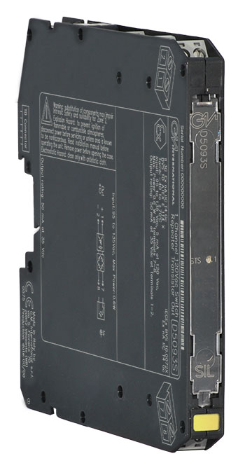 آشکارساز خروجی ترانزیستوری SIL3 با ولتاژ ۲۴/۲۲۰ ولت DC/AC، مدل D5093S برند GMI