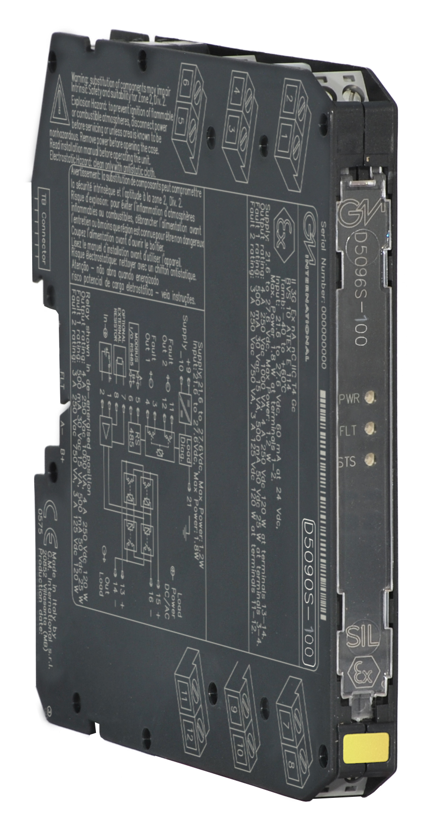 رله مدل D5096S-100 برند GMI – ماژول خروجی رله SIL 3